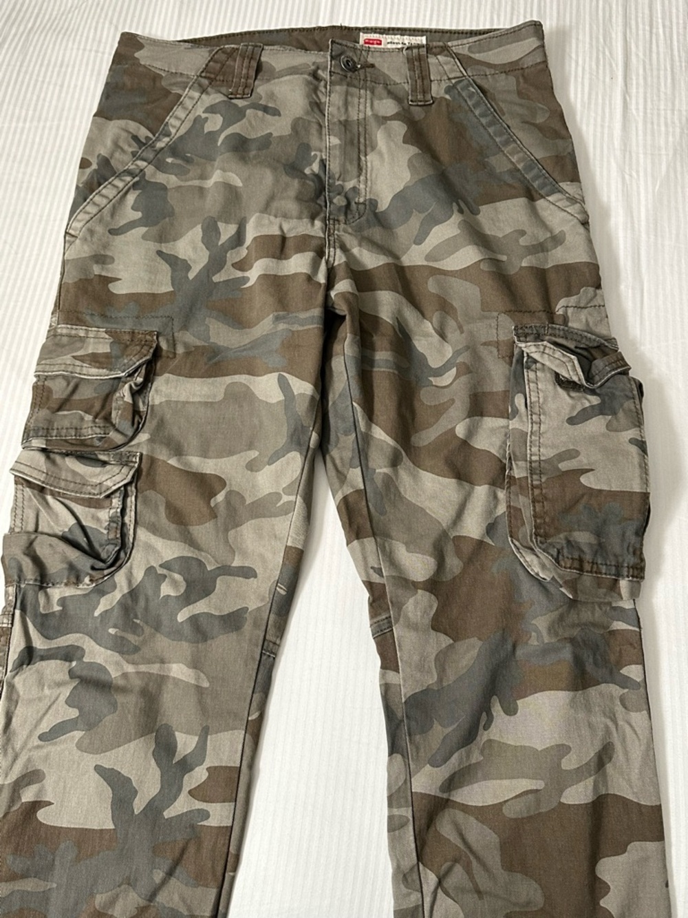 Cargo Pants - Camouflage Green Men's Utility Trousers